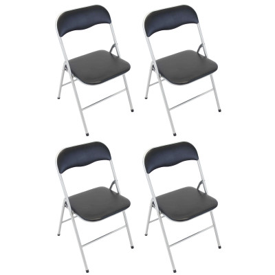 LUCIE - sedia pieghevole salvaspazio set da 4 opaca