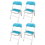 LUCIE - sedia pieghevole salvaspazio set da 4 bicolor