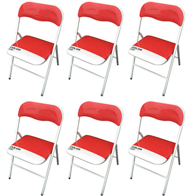 LUCIE - sedia pieghevole salvaspazio set da 6 bicolor
